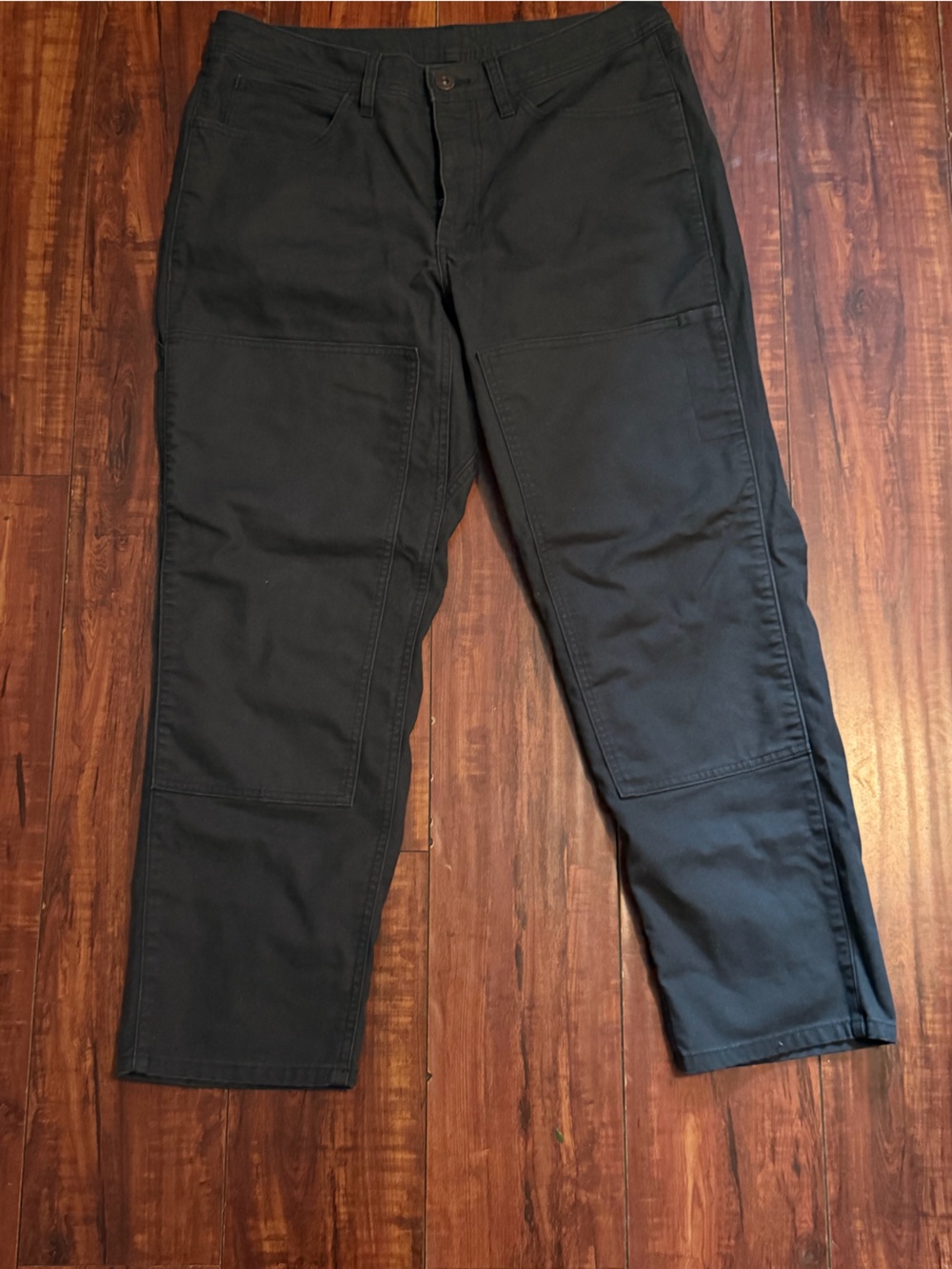REI Black Cargo Utility Pants with Reinforced Knees